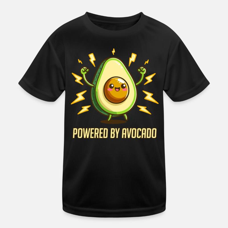 Powered By Avocado Kids Functional T-Shirt