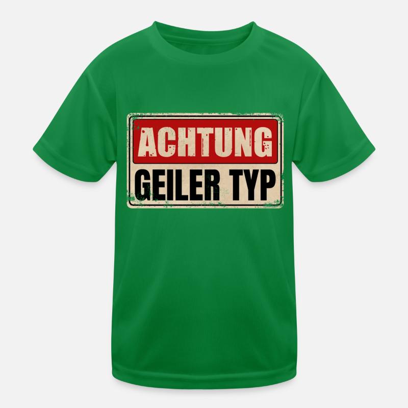 GEILER TYP Kinder Funktions-T-Shirt