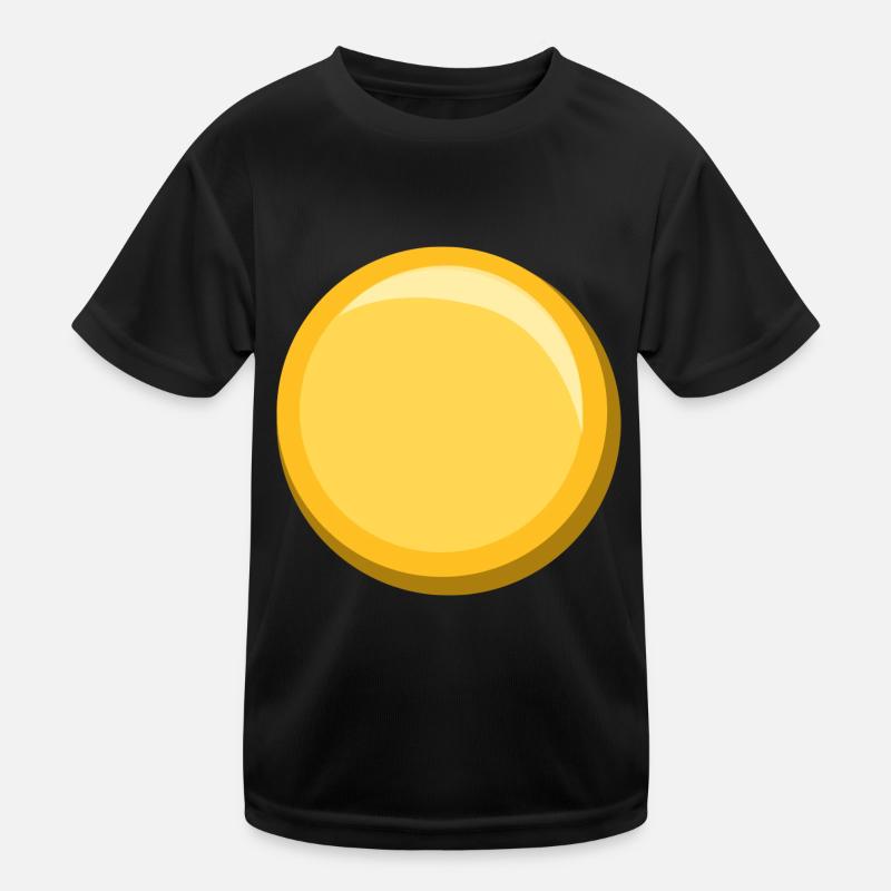 Gold Sticker Template Template Icon Button Kids Functional T-Shirt