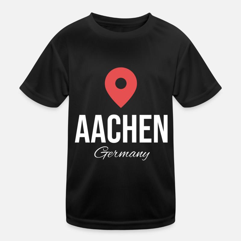 Aachen Deutschland Aachener Dom Germany Kinder Funktions-T-Shirt