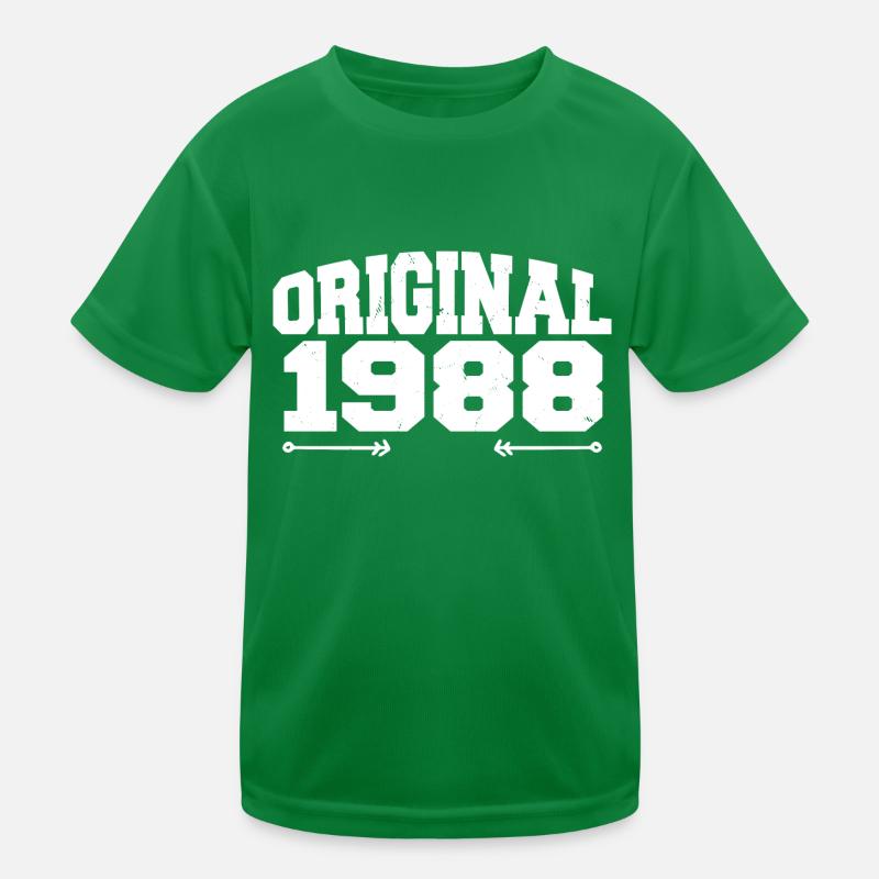 Original 1988 | Geburtstagsgeschenk 1988 Kinder Funktions-T-Shirt