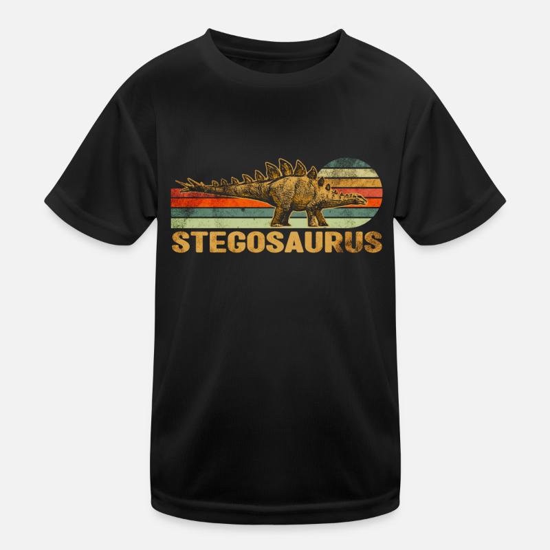 Stegosaurus Kinder Funktions-T-Shirt