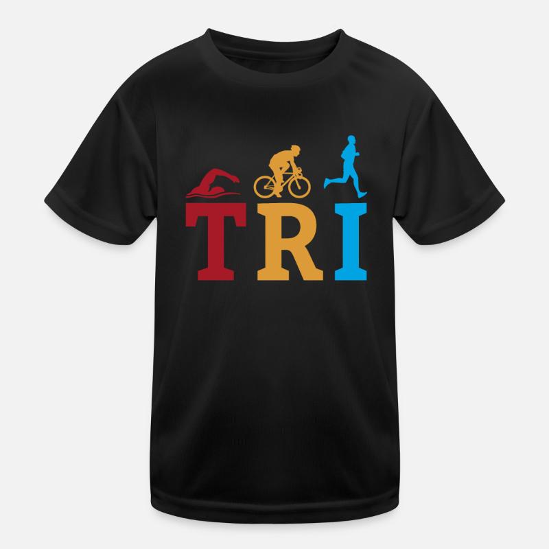TRI Triathlon triathlete T-shirt sport Enfant