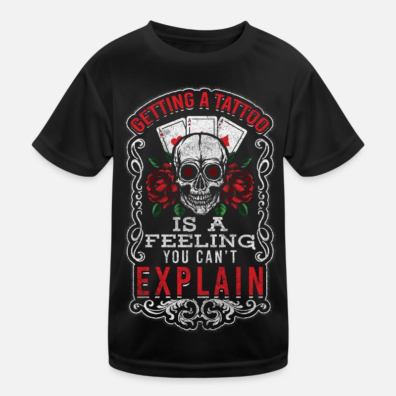 Tätowierer Körperkunst Piercing Kinder Funktions-T-Shirt