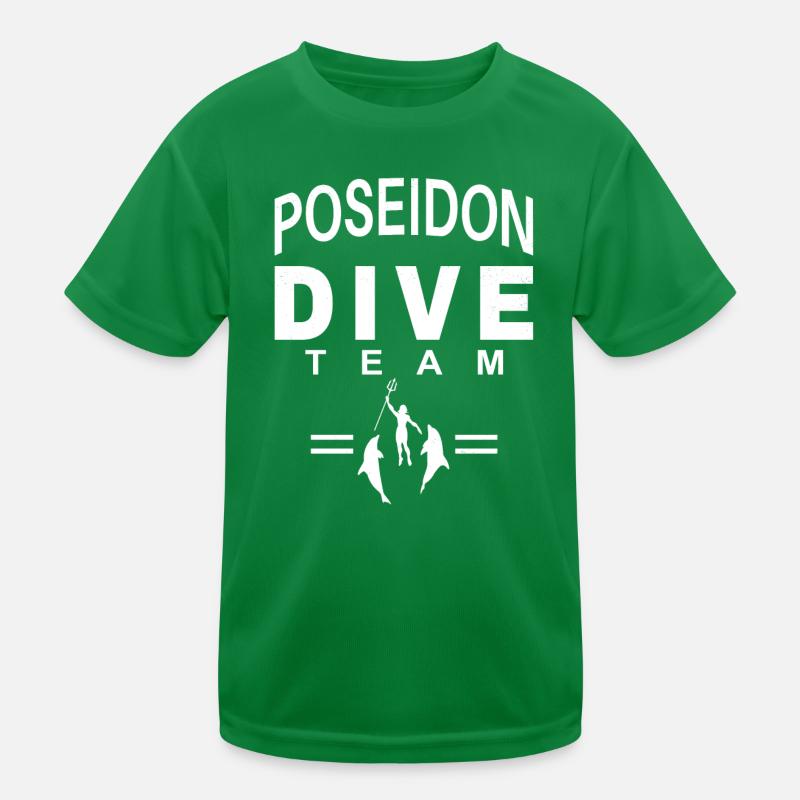 Poseidon Dive Team Kids Functional T-Shirt