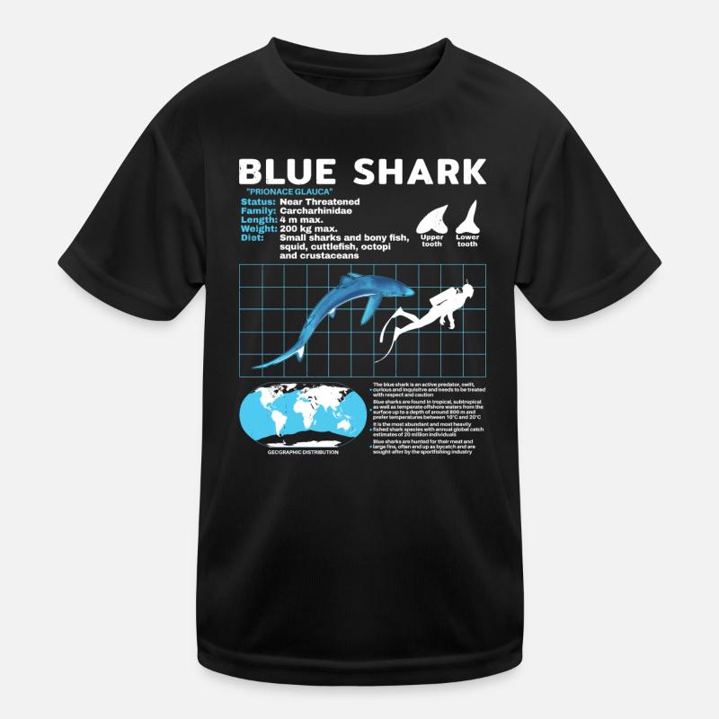 Fiche technique Blue Shark Fiche technique Fiche technique T-shirt sport Enfant