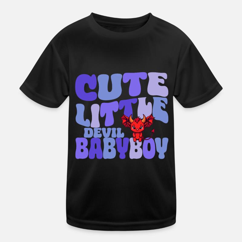 Babyboy - Cute little Devil Kids Functional T-Shirt