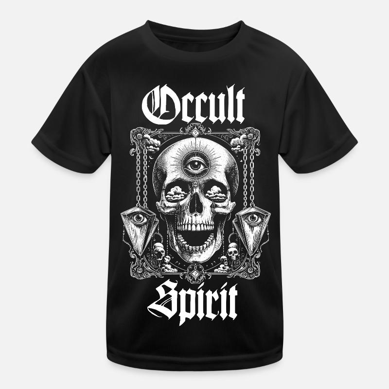 Skull Bone Pendulums Kids Functional T-Shirt