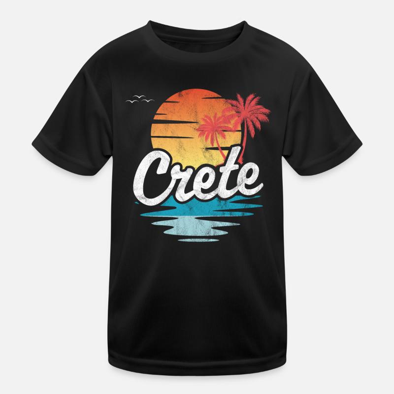 Kreta Kinder Funktions-T-Shirt