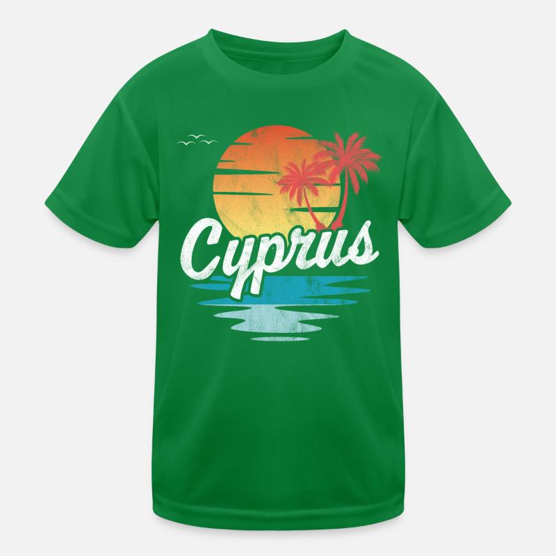 Zypern Kinder Funktions-T-Shirt