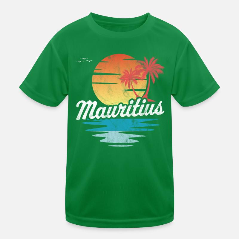 Mauritius Kinder Funktions-T-Shirt