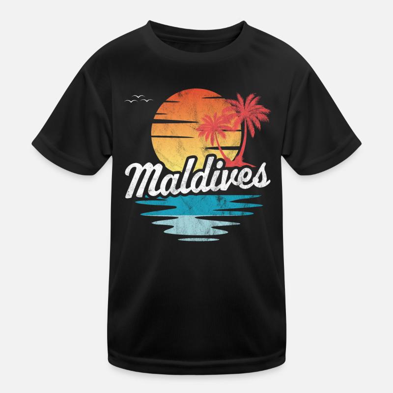 Maldives Kids Functional T-Shirt