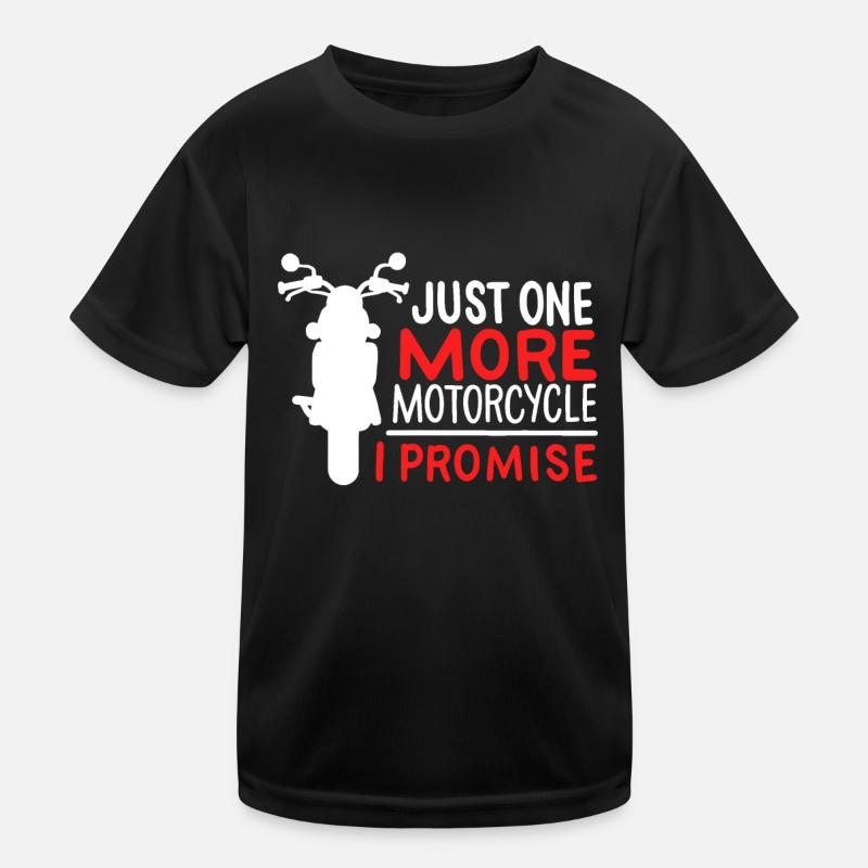 Cooler lustiger Motorradbiker - Nur noch ein Motor Kinder Funktions-T-Shirt