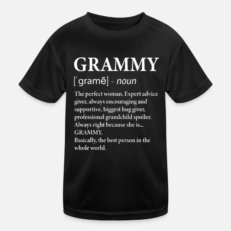 Grammy-Definitions-Oma - lustige Großmutter Kinder Funktions-T-Shirt