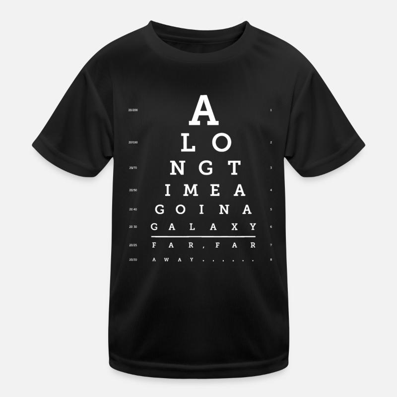 Crawl Eye Chart öffnen Kinder Funktions-T-Shirt