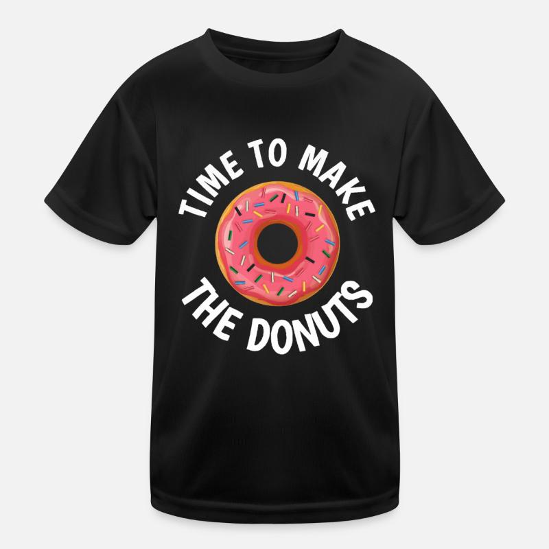 Zeit, die Donuts zu machen Kinder Funktions-T-Shirt
