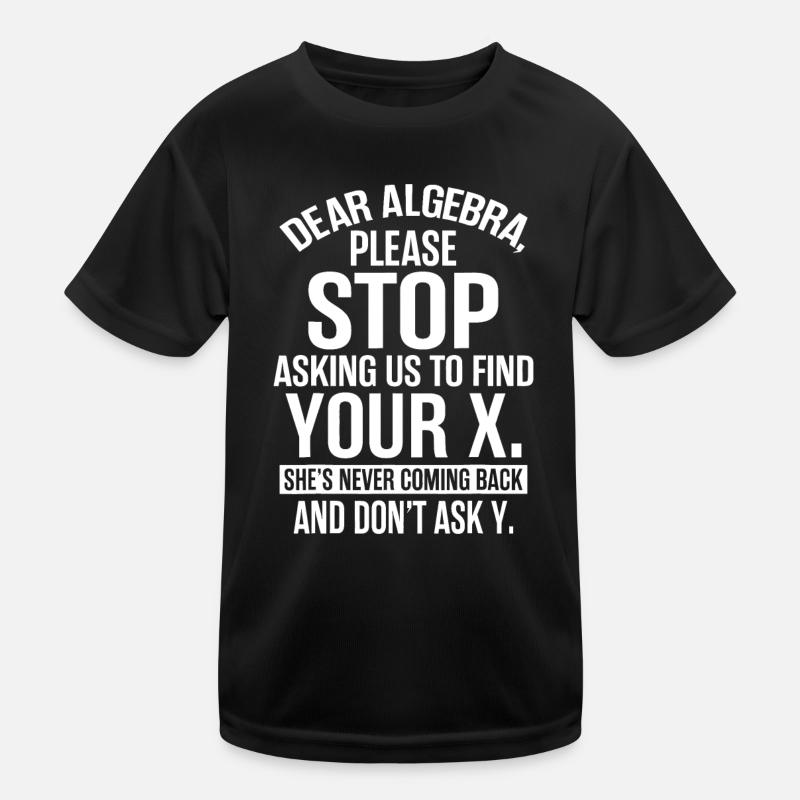 Algebra Teacher Apparel - Awesome Funny Math Teach Kids Functional T-Shirt