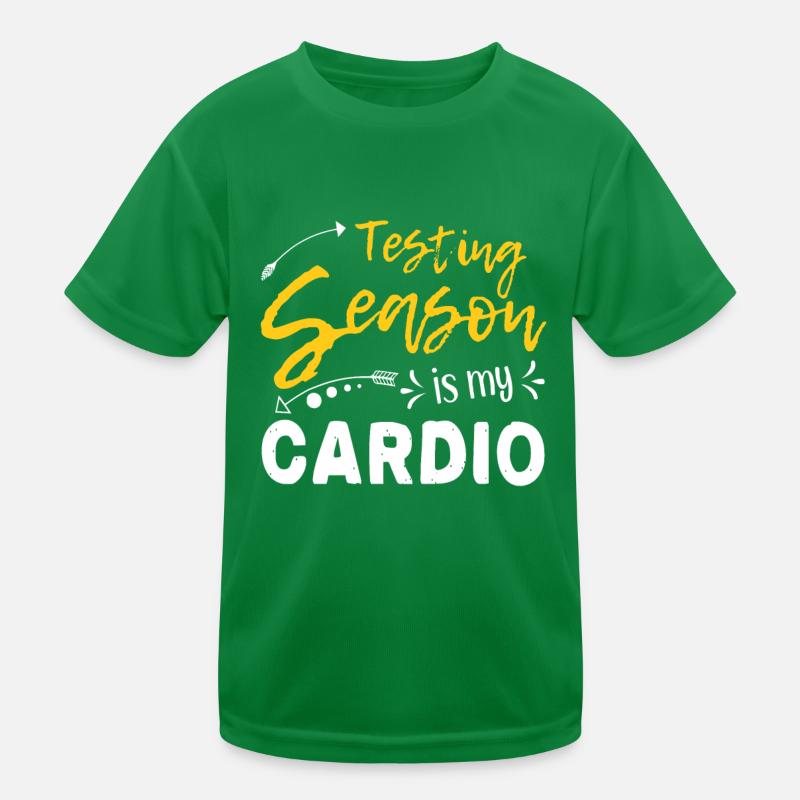 Journée de test pour les enseignants - La saison des tests est mon ca T-shirt sport Enfant