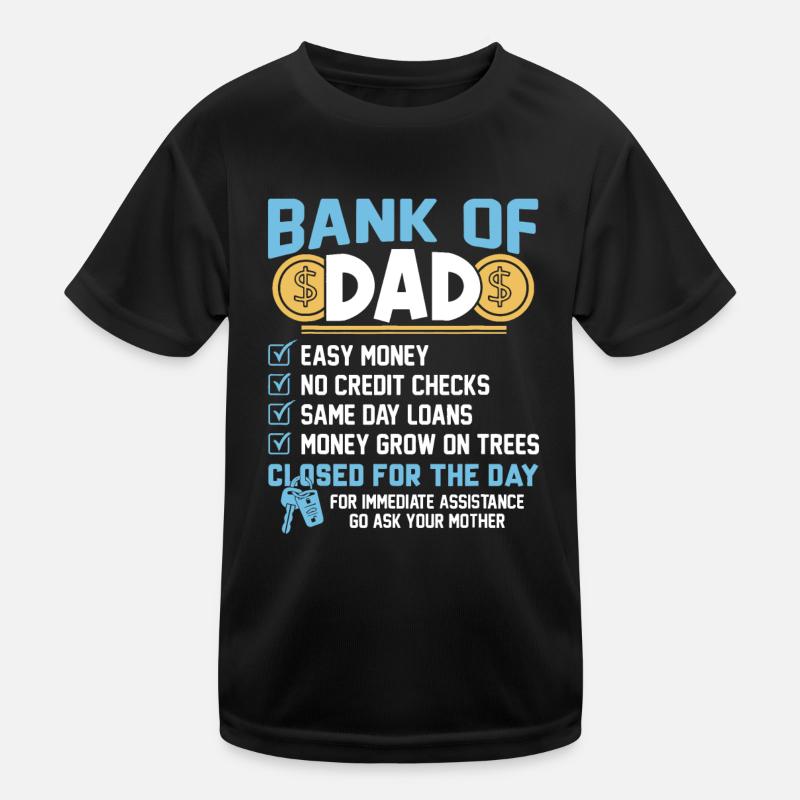 Banque de papa T-shirt sport Enfant