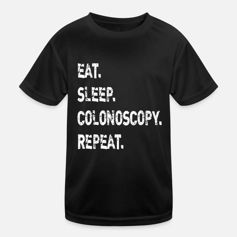 Eat Sleep Colonoscopy Repeat Gastroenterologist GI Kids Functional T-Shirt