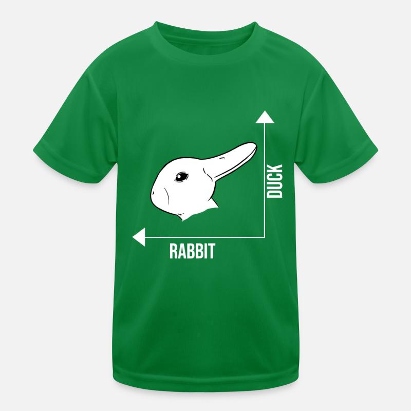 Rabbit Duck Graph Math Pâques T-shirt sport Enfant