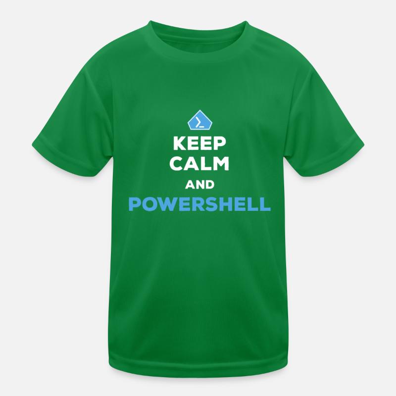 Keep Calm And Powershell - Men Womentaskautomation Kids Functional T-Shirt