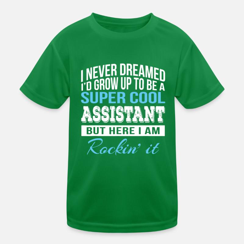 Lustiger Assistent Geschenk Admin Kinder Funktions-T-Shirt