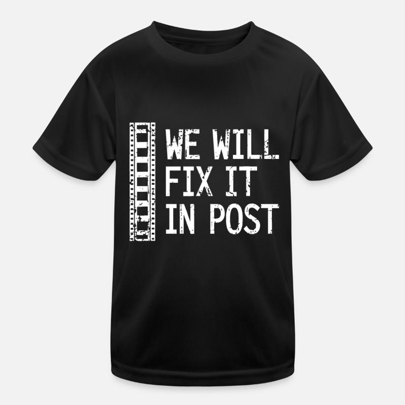 Nous allons le réparer dans Post Video Editor Gift Video Pro T-shirt sport Enfant