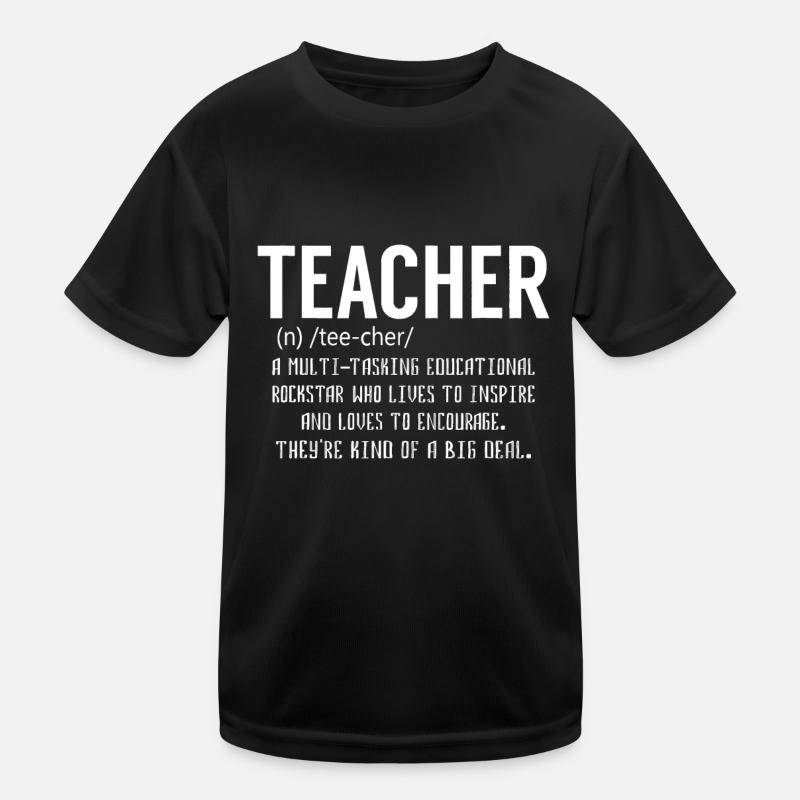 Teacher Definition - Teacher Appreciation Kids Functional T-Shirt
