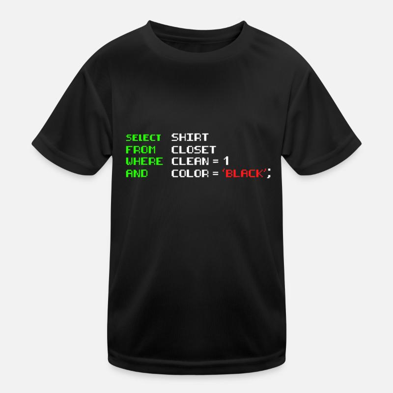 Software-Ingenieure Lustiger Witz Programmierung Codierung - Kinder Funktions-T-Shirt - Schwarz
