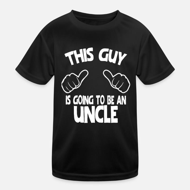 This Guy Is Going To Be An Uncle Kids Functional T-Shirt