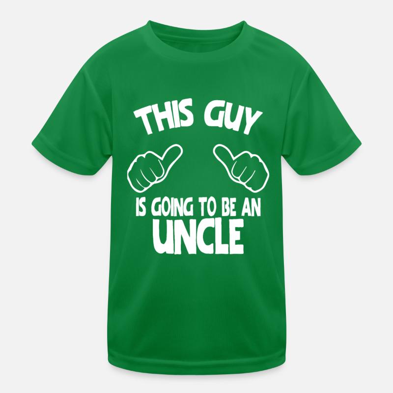 This Guy Is Going To Be An Uncle Kids Functional T-Shirt