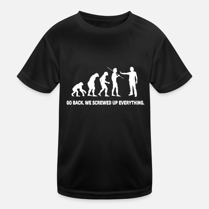 Evolution - Revenez en arrière nous avons tout foiré T-shirt sport Enfant