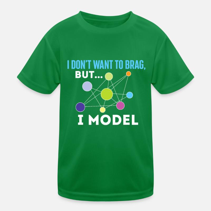 I Modell - Data Science Statistik Datenanalyst Kinder Funktions-T-Shirt