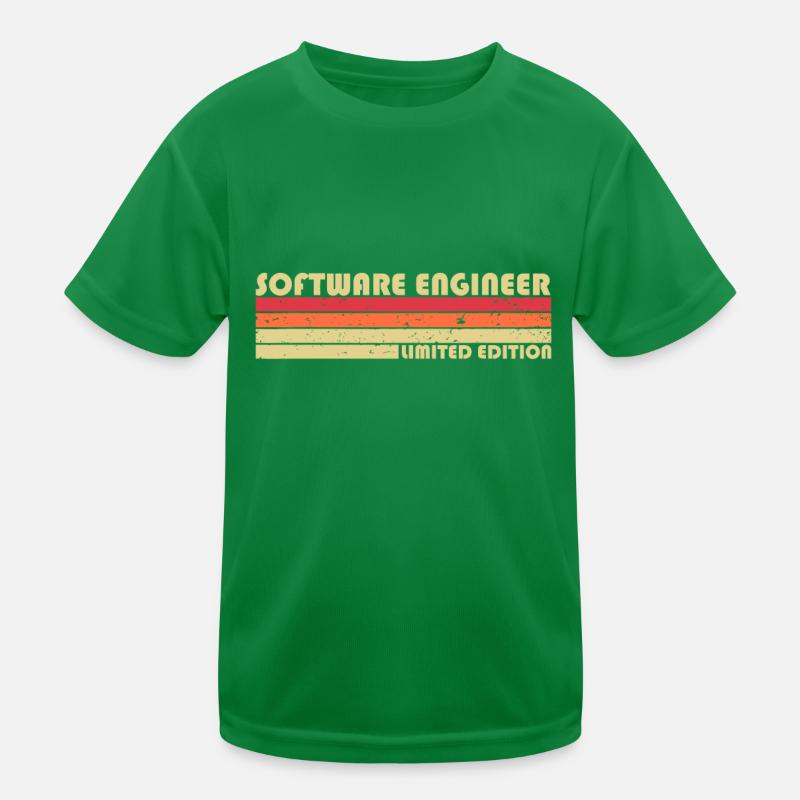 SOFTWARE-INGENIEUR Lustige Berufsbezeichnung Beruf Kinder Funktions-T-Shirt