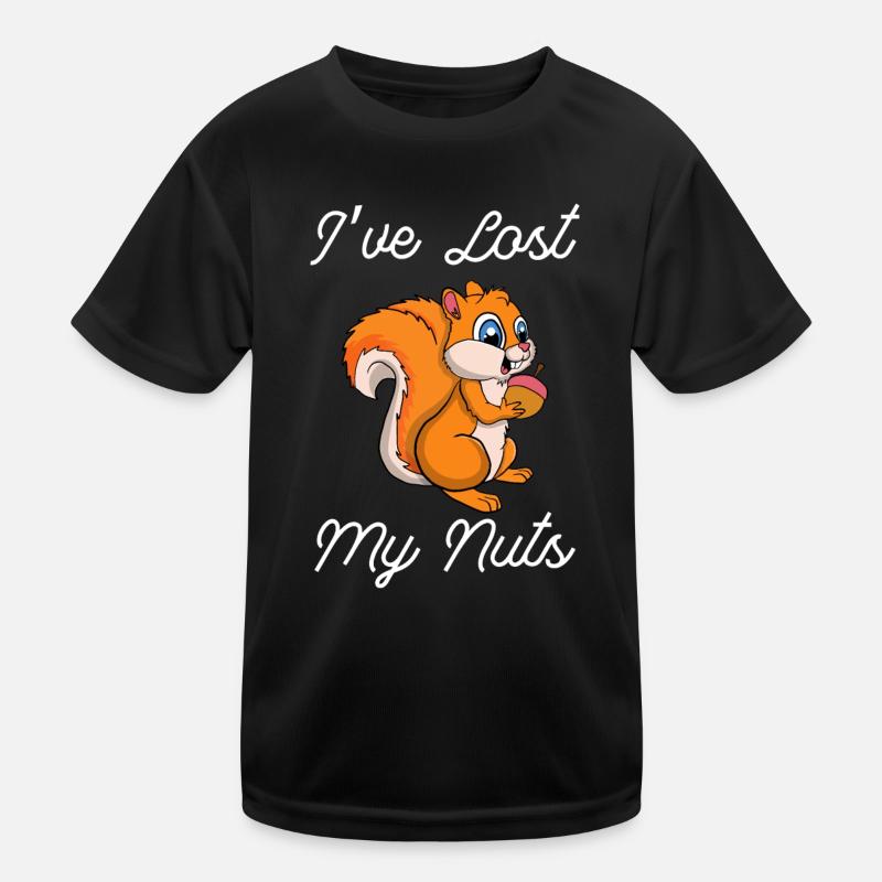 Squirrel Lovers Funny Vasectomy Operation Novelty Kids Functional T-Shirt