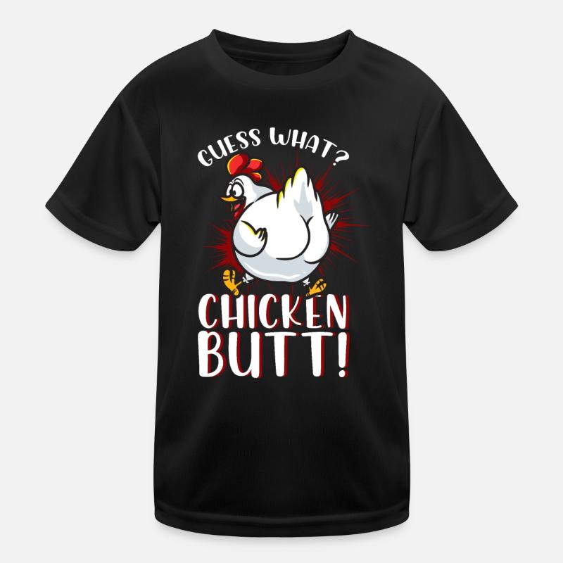 Devinez ce que le cul de poulet T-shirt sport Enfant