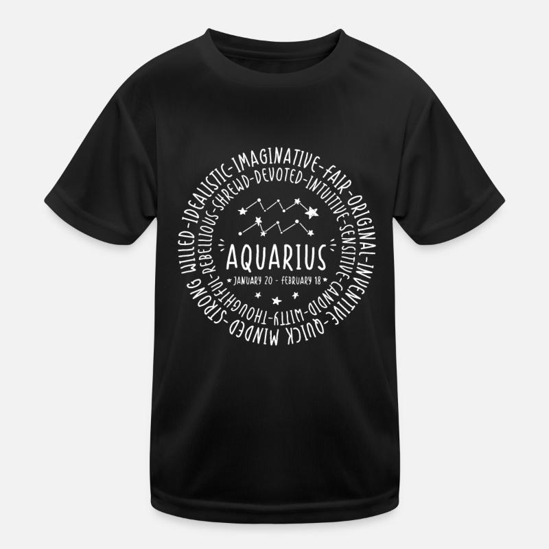 Wassermann Tierkreis - Wassermann Persönlichkeit Sternzeichen Kinder Funktions-T-Shirt