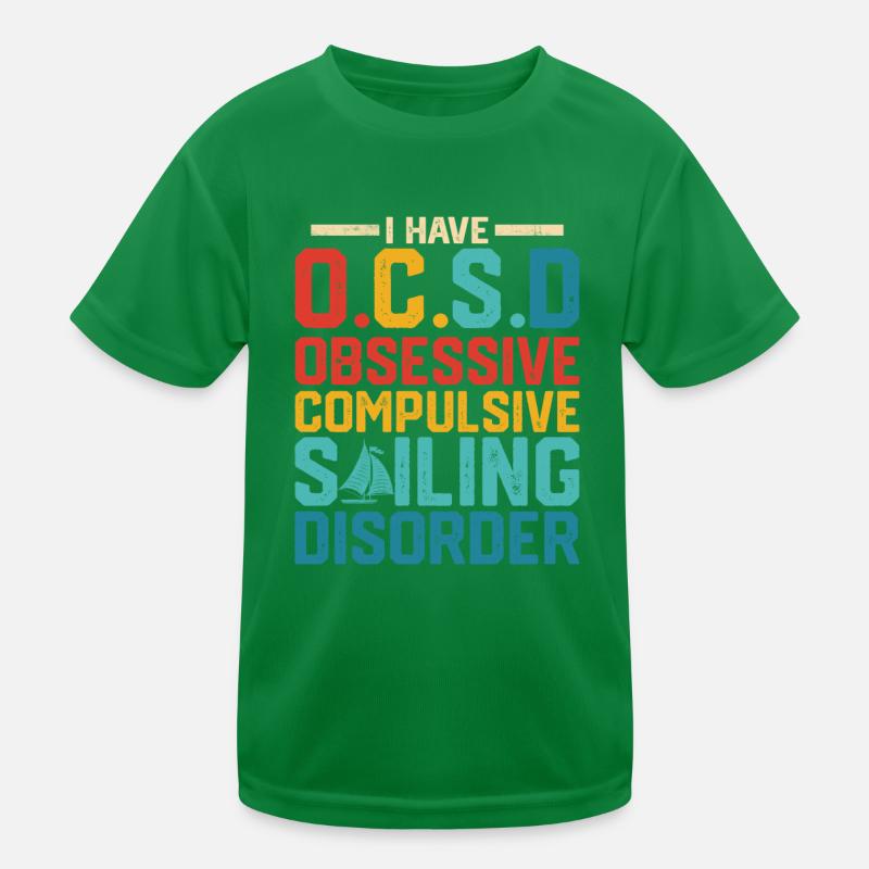 obsessive Sailing Kids Functional T-Shirt