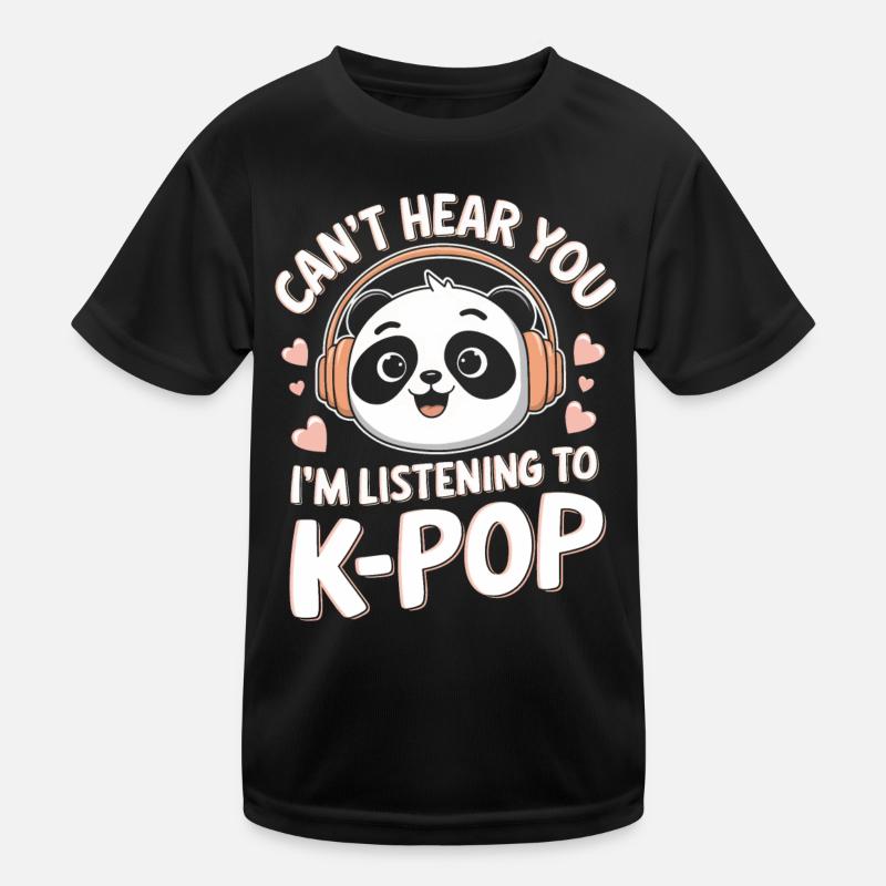 Musique K-Pop Pop Coréenne T-shirt sport Enfant