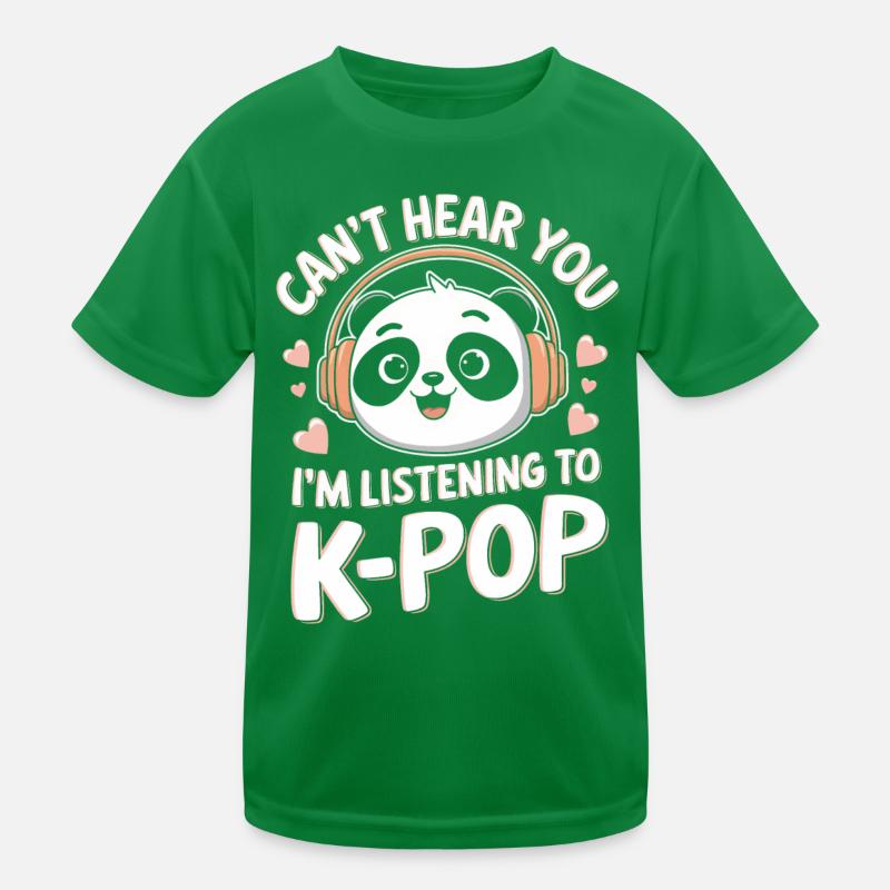 Musique K-Pop Pop Coréenne T-shirt sport Enfant