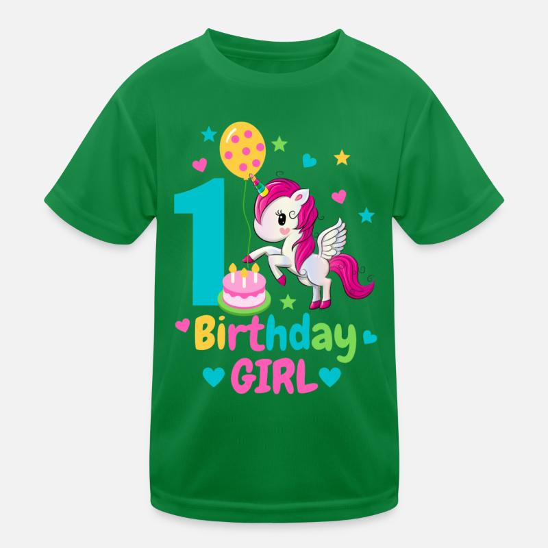 1. Geburtstag. erster Geburtstag Kinder Funktions-T-Shirt