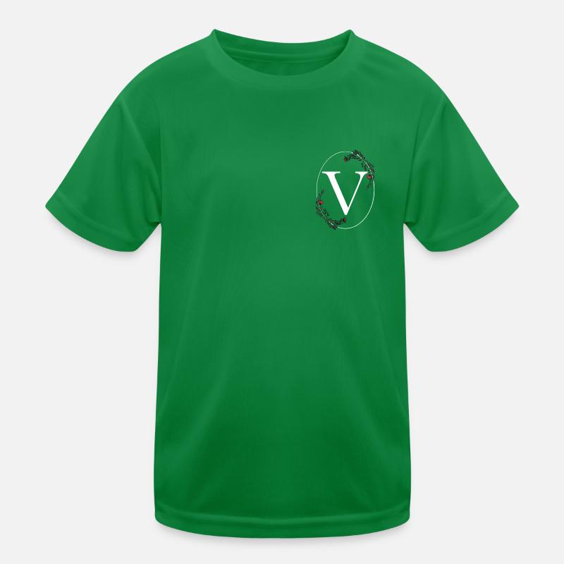 Lettre V T-shirt sport Enfant