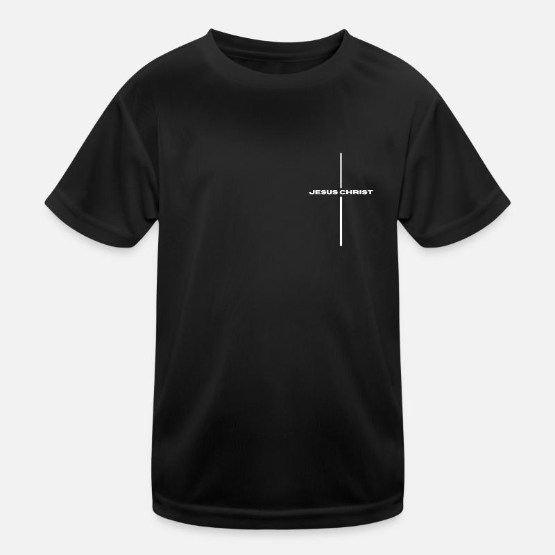Jesus Christ Kreuz Christlich Geschenk Kinder Funktions-T-Shirt