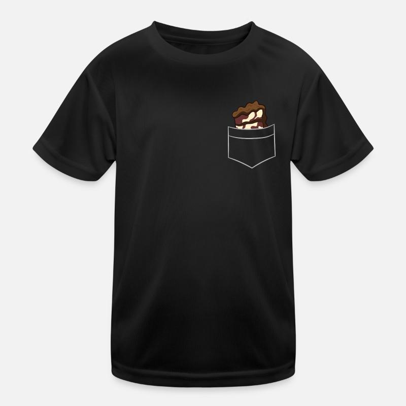 Marble Cake - In Breast Pocket / Shirt Pocket Kids Functional T-Shirt