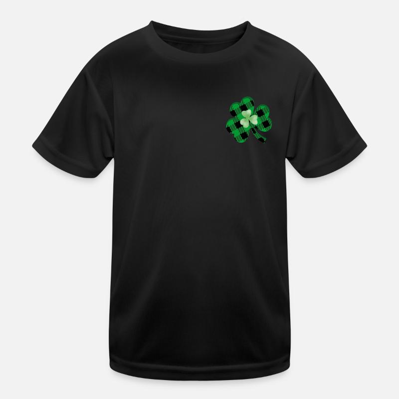 ONE LUCKY CLOVER Kids Functional T-Shirt