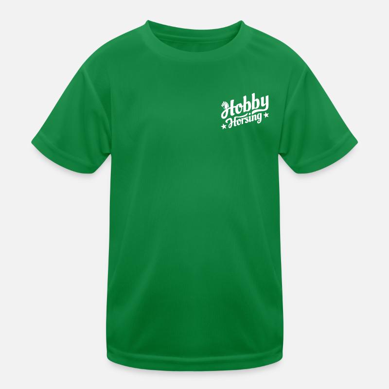 Hobby Horsing - Steckenpferd - Reiten - Geschenk Kinder Funktions-T-Shirt