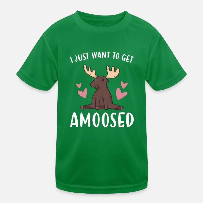 Elk, je veux juste m'amuser avec l'orignal T-shirt sport Enfant