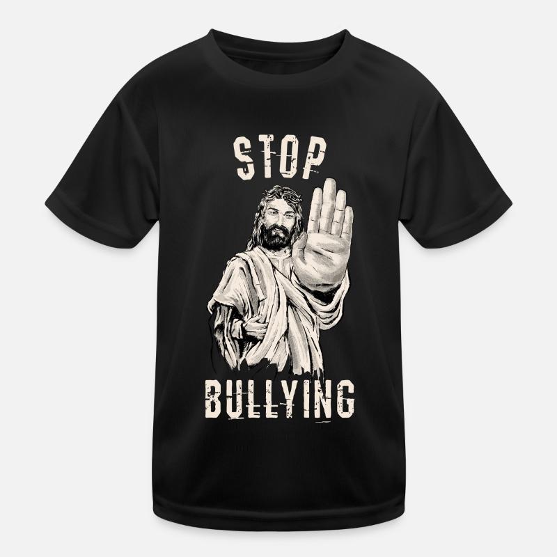 Stopp Mobbing Kinder Funktions-T-Shirt