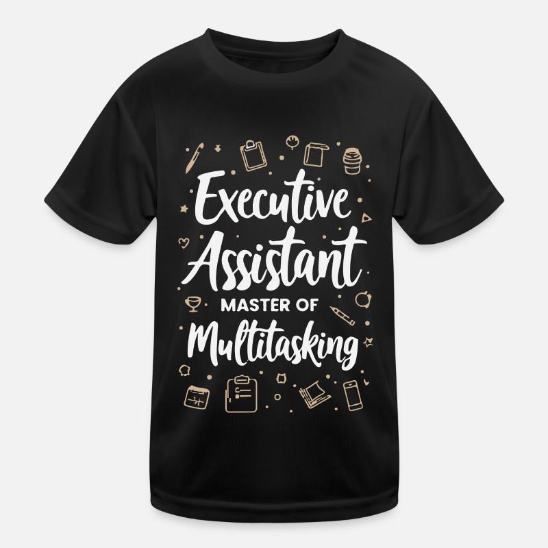 Assistent der Geschäftsführung Multitasking Expert Kinder Funktions-T-Shirt